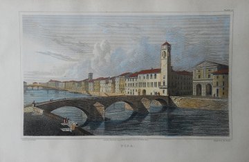 (Pisa, Tuscany, Italy) After Miss Batty. Italian Scenery..., London 1820