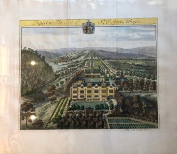 Kip, Joannes. (Saperton) The Ancient & Present State of Gloucestershire. London, 1768