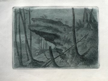 Augustus Kollner. Wissahickon Valley Rocks. Philadelphia, ca. 1870.