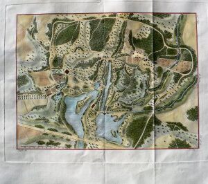 Jean Charles Krafft. (Grand Estate Plan) Plan des plus Beaux Jardins... Paris: Levault, 1809