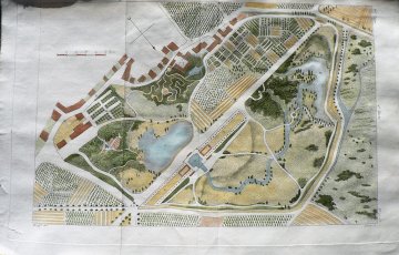 Jean Charles Krafft. (Terraces, parterres, water features) Plans des Plus Beaux Jardins... Paris: Levault, 1809