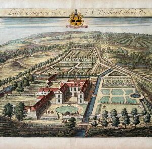 (Little Compton) The Ancient & Present State of Gloucestershire. London: 1712. Framed