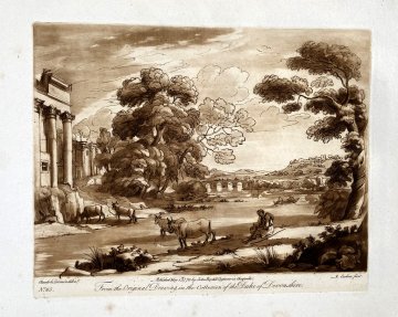 After Claude Lorraine (Plate 85). Liber Veritatis. London: John Boydell, 1774-79