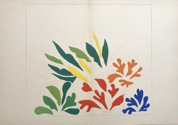 Matisse, Henri (Acanthes) Verve. Paris, 1958. Double page