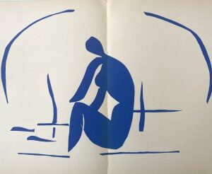 Matisse, Henri (Baigneuse dans les Roseaux) Verve. Paris, 1958. Double page