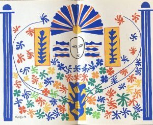 Matisse, Henri. "Apollon" Verve, Paris 1958. Double page