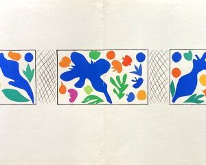 Matisse, Henri. "Coquelicots." Verve, Paris 1958. Double page