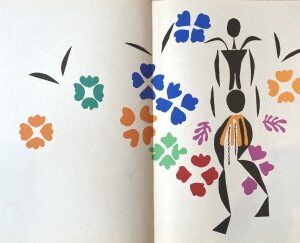 Matisse, Henri. "Negresse" Verve, Paris 1958. Double page