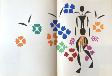 Matisse, Henri. "Negresse" Verve, Paris 1958. Double page