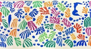 Matisse, Henri. "La Perruche et La Sirene." Verve, Paris 1958. Three part fold out