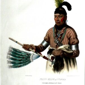 Naw-Kaw or Wood. (Winnebago) History of the Indian Tribes... Philadelphia:1836-44