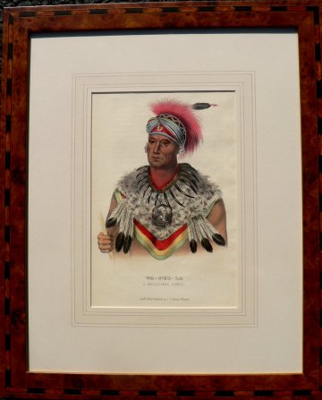 (Musquakee Chief) Wapella. History of the Indian Tribes... Philadelphia, 1842-44