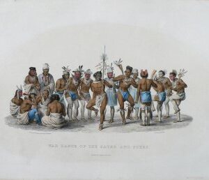 War Dance of the Sauks and Foxes. History of the Indian Tribes... Philadelphia: 1836-44