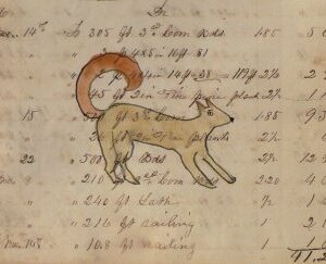 (Squirrel) Watercolor and ink on paper