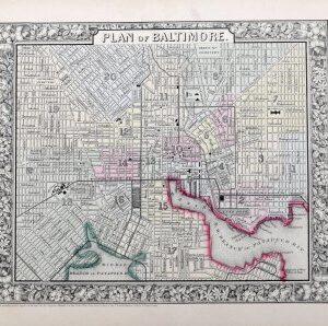 S. Augustus Mitchell (Baltimore) New General Atlas. Philadelphia [1860]-1864