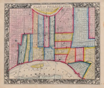 S. Augustus Mitchell. (Philadelphia). New General Atlas. Philadelphia 1860