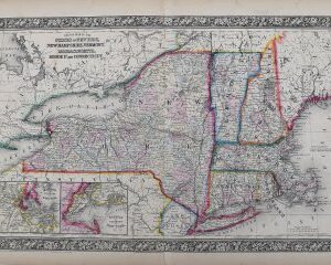 S. Augustus Mitchell (New England) New General Atlas. Philadelphia [1860]-1864