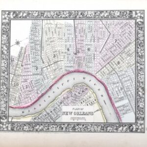 S. Augustus Mitchell (New Orleans) New General Atlas. Philadelphia [1860]-1864