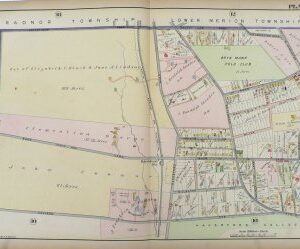 (Haverford) A.H. Mueller. Pl. 11 Atlas from …Overbrook to Paoli… Philadelphia, 1908