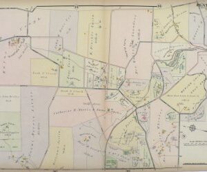 (Haverford and Gladwyne) A.H. Mueller. Pl. 13 Atlas from …Overbrook to Paoli… Philadelphia, 1908