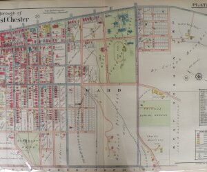 (West Chester) A.H. Mueller. …Atlas Main Line Pennsylvania RR from Devon to Downingtown, 1912