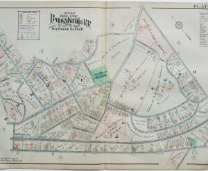 (Ardmore and Wynnewood) A.H. Mueller. Plate 10. Atlas from ...Overbrook to Paoli... Philadelphia, 1913