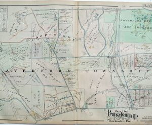 (Haverford Township) A.H. Mueller. Plate 12. Atlas from ...Overbrook to Paoli... Philadelphia, 1913