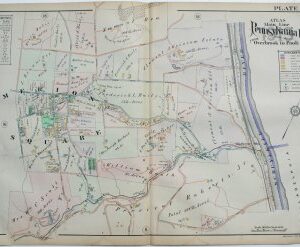 (Haverford) A.H. Mueller. Plate 17. Atlas from ...Overbrook to Paoli... Philadelphia, 1913