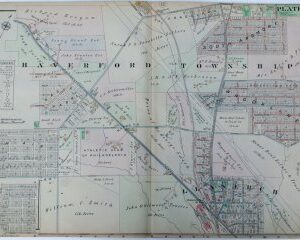 (Haverford Township) A.H. Mueller. Plate 1. Atlas from ...Overbrook to Paoli... Philadelphia, 1913