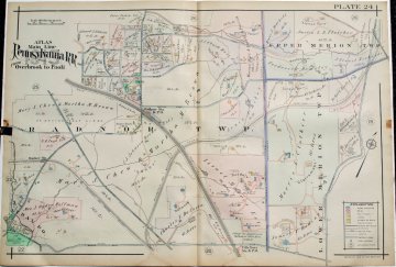 (Radnor) A. H. Mueller. Pl. 24 Atlas from ... Overbrook to Paoli... Philadelphia, 1913