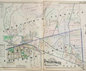 (Berwyn) A.H. Mueller. Pl. 30. Atlas from ... Overbrook to Paoli... Philadelphia, 1913