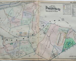 (Lower Merion) A.H. Mueller. Plate 8. Atlas from ...Overbrook to Paoli... Philadelphia, 1913