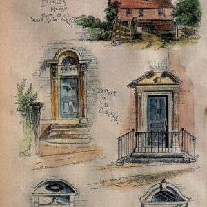 (Newport Doorways) New York: Frank Leslie, 1884