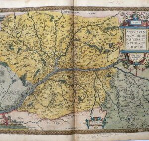 (The Loire Valley) Abraham Ortelius. Amsterdam, ca. 1590