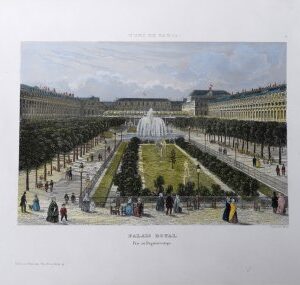 Claude Hilarie-Alphonse Chamouin (Palais Royal) Collection de Vues de Paris… Paris 1845