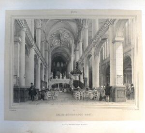 (Paris) St. Etienne du Mont. Nouvelles Vues de Paris. Paris: Gihaut Freres, ca. 1870