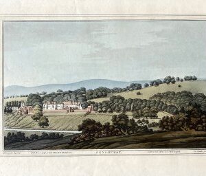 (Penshurst) Boydell, John and Josiah, History of the River Thames, London 1794-96. Framed