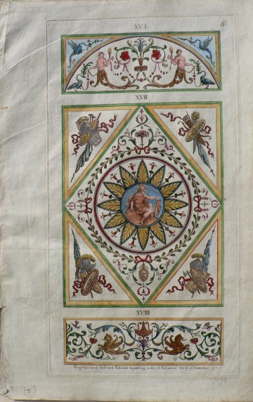 Michaelangelo Pergolesi. Pl. 6 (Ornament) London, 1777-1807.