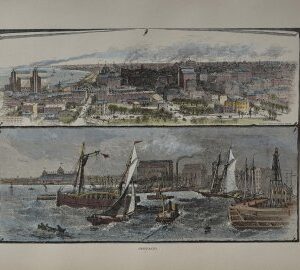 "Chicago" Picturesque America. New York 1872