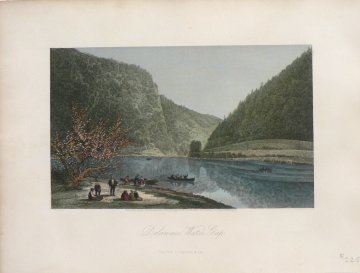 (Delaware Water Gap) William Cullen Bryant. Picturesque America...New York: Appleton, 1872