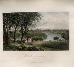 (Philadelphia from Belmont) Appleton & Co, 1872.