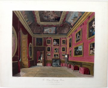 William Henry Pyne. (Kings Dressing Room) ...Royal Residences. London: Ackermann, 1819