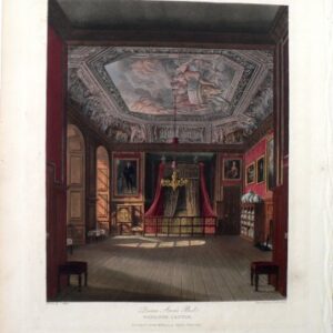 William Henry Pyne. (Queen Anns Bed) ...Royal Residences. London: Ackermann, 1819