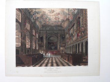 William Henry Pyne. (Royal Chapel) ...Royal Residences. London: Ackermann, 1819