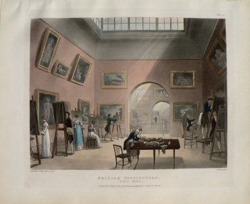 (Rolandson and Pugin) Microcosm of London. London, 1808-09.