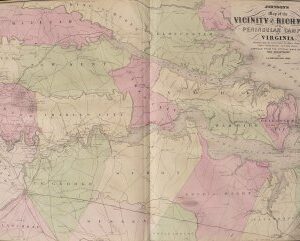 (Richmond and Vicinity...) New York: A. J. Johnson, 1862