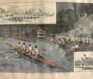 College Boat Race on the Schuylkill. New York: Harper's Weekly, 1879