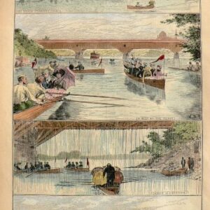 (Sculling and Pleasure Boating on the Schuylkill) New York: Harper's Weekly, 1884