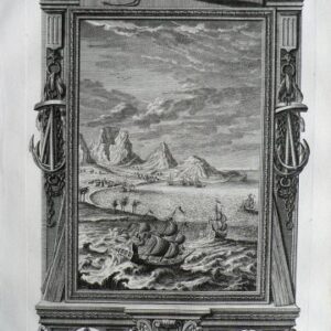 Johann Scheuchzer. (Ships in Turbulent Seas) Physica Sacra. Augsberg and Ulm, 1731-1735