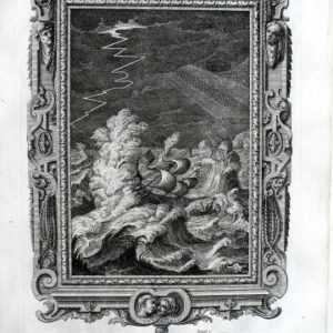 Johann Scheuchzer, (Ships in Storm at Sea) Physica Sacra. Augsberg and Ulm, 1731-1735